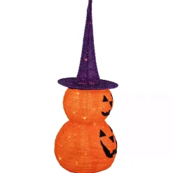 Outlet LED Stacked Jack O Lanterns Outdoor Decoration Halloween