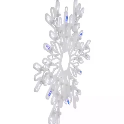 Best LED and Blue Snowflake Decoration, 15 in. Christmas Art & Wall Decor