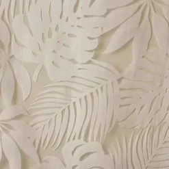 Kirklands Home Curtains & Drapes|Leilani Palm Leaf Curtain Panel, 84 in. Tan