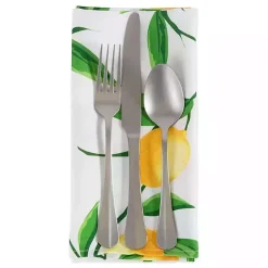 Kirklands Home Outdoor Dining|Lemon Bliss Outdoor Napkins, Set of 6