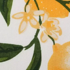 Kirklands Home Kitchen Accessories|Lemon Bliss Printed Kitchen Towels, Set of 4