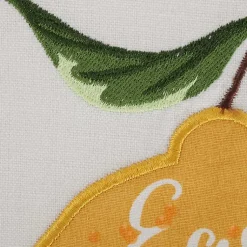 Kirklands Home Kitchen Accessories|Lemon Bliss Printed Kitchen Towels, Set of 4