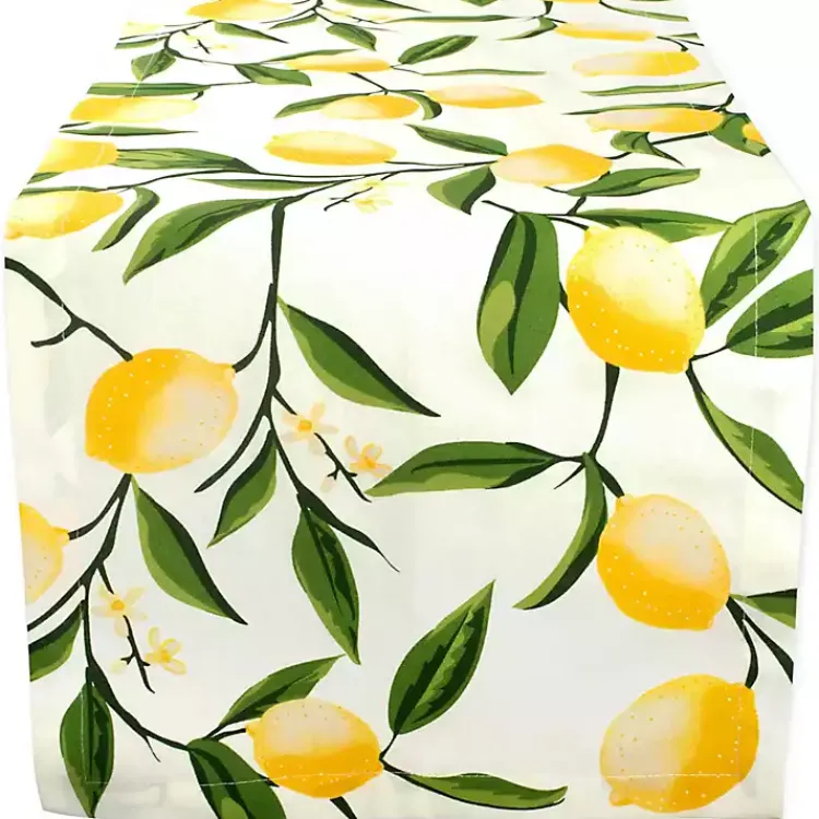 Kirklands Home Table Linens|Lemon Bliss Table Runner, 108 in. Multi
