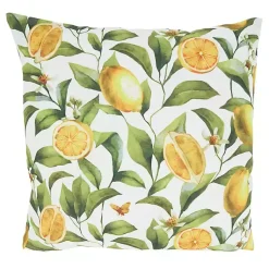 Kirklands Home Outdoor Cushions & Pillows|Lemon Blooms Outdoor Pillow