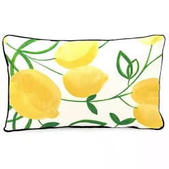 Kirklands Home Outdoor Cushions & Pillows|Lemon Home Sweet Home Outdoor Lumbar Pillow