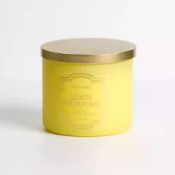 Sale Lemon Pound Cake 14 oz. 3-Wick Jar Candle Candles