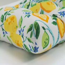 Kirklands Home Outdoor Cushions & Pillows|Lemon Tree Tufted Outdoor Settee Cushion, 44 in.