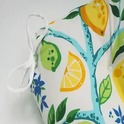 Kirklands Home Outdoor Cushions & Pillows|Lemon Tree Tufted Outdoor Settee Cushion, 44 in.