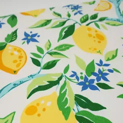 Kirklands Home Outdoor Cushions & Pillows|Lemon Tree Tufted Outdoor Settee Cushion, 48 in.