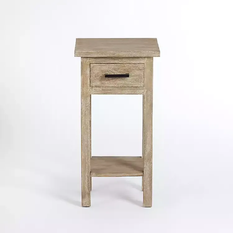Kirklands Home Accent & End Tables|Leo Natural Wood Accent Table Tan
