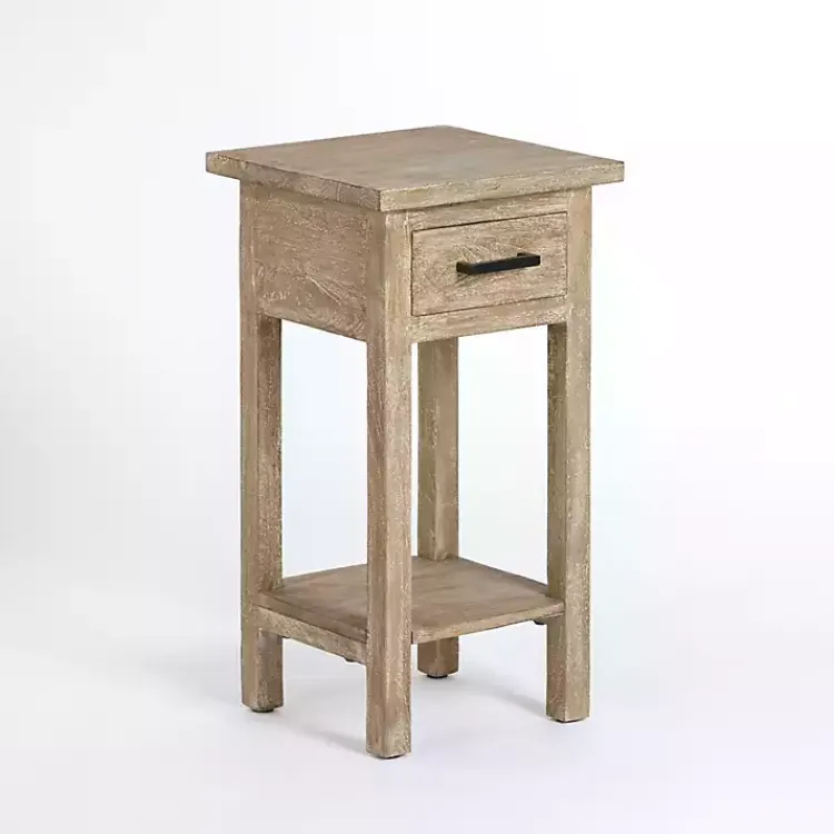 Kirklands Home Accent & End Tables|Leo Natural Wood Accent Table Tan