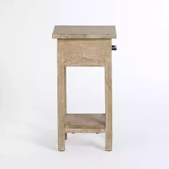 Kirklands Home Accent & End Tables|Leo Natural Wood Accent Table Tan