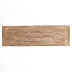 Kirklands Home Console Tables|Leo Natural Wood Console Table Tan