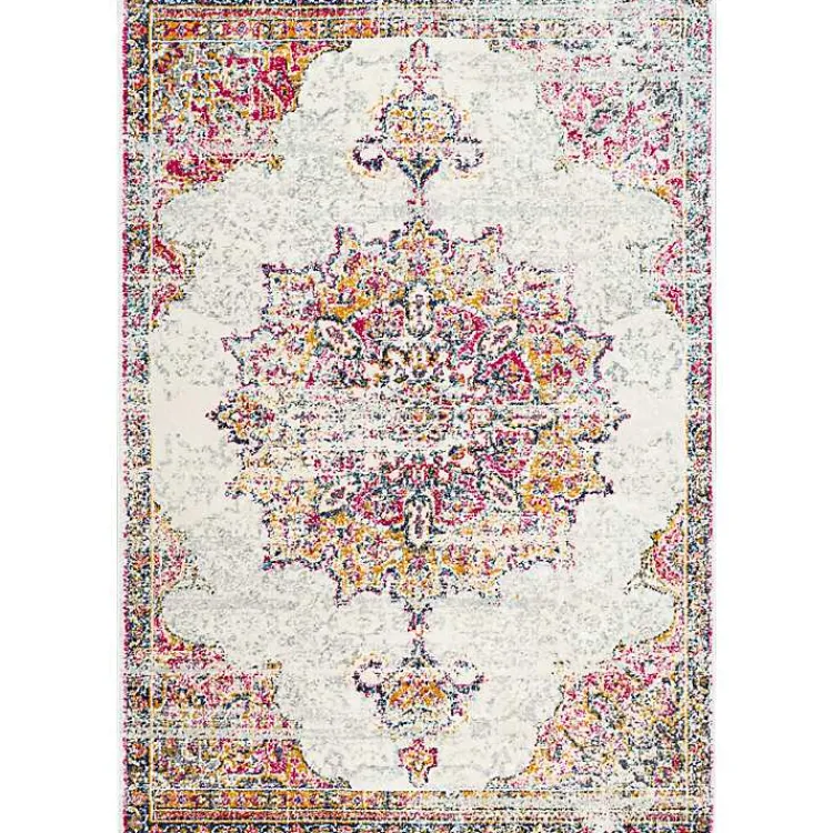 Kirklands Home Area Rugs|Leola Vintage Medallion Area Rug, 5x8 Multi