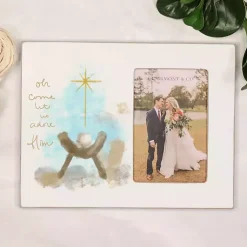Outlet Let Us Adore Him Christmas Picture Frame, 4x6 Christmas Decorations