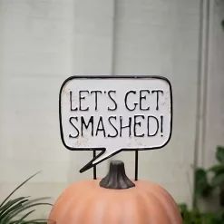 Online Let’s Get Smashed Metal Halloween Yard Sign Halloween