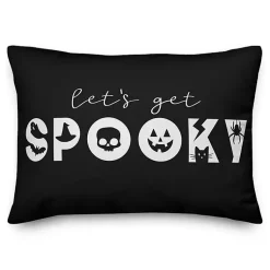 Outlet Lets Get Spooky Throw Pillow Halloween
