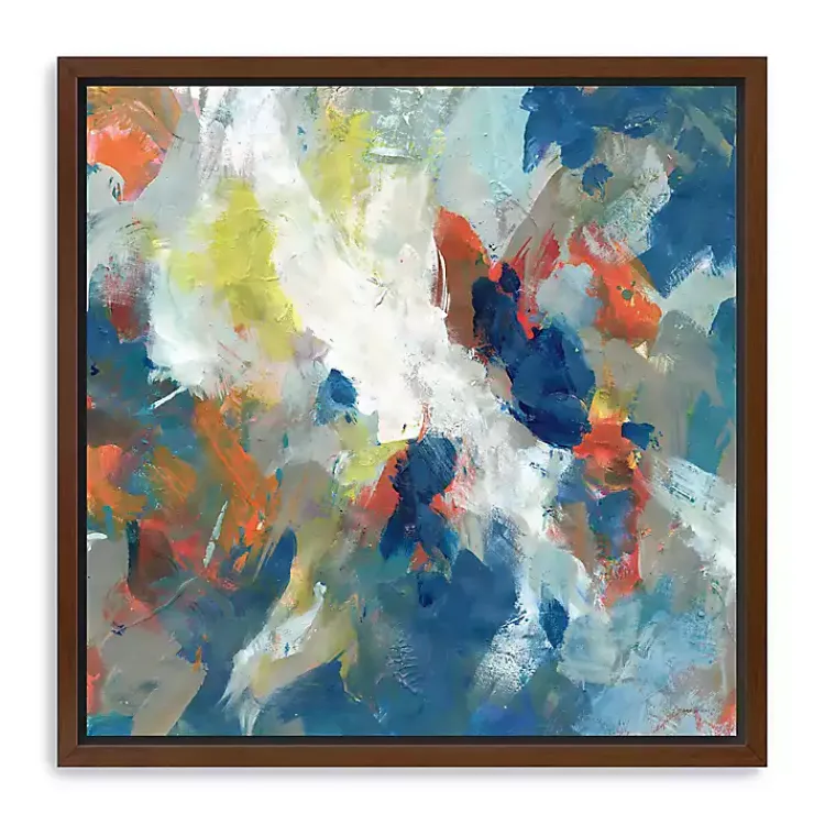 Kirklands Home Canvas Art|Levee Framed Giclee Canvas Art Print Blue