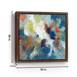 Kirklands Home Canvas Art|Levee Framed Giclee Canvas Art Print Blue