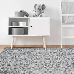 Kirklands Home Area Rugs|Light Blue Alex Area Rug, 5x7