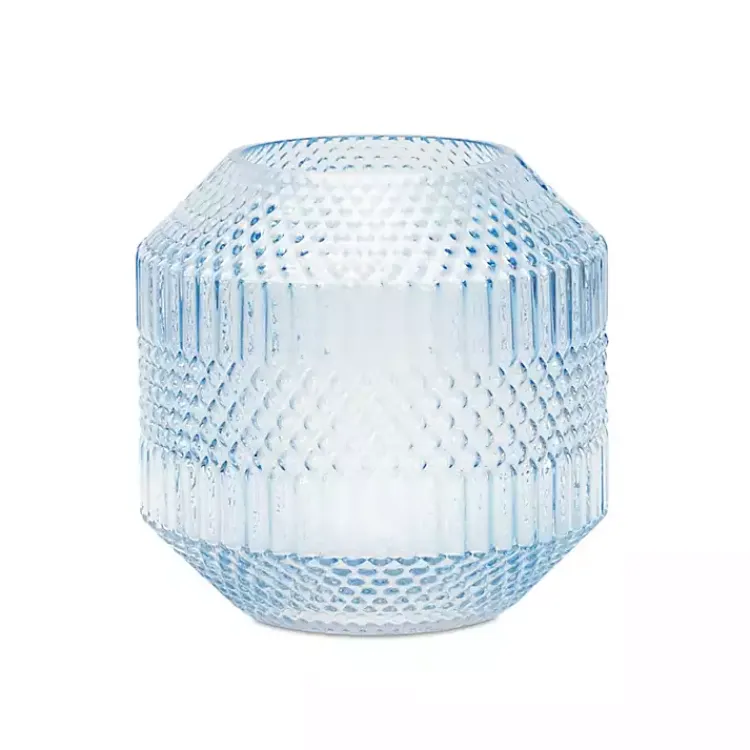 Clearance Light Geometric Glass Vase, 6 in. Vases