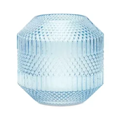 Clearance Light Geometric Glass Vase, 8 in. Vases