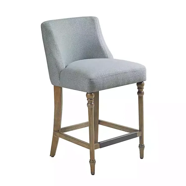 Kirklands Home Bar Stools & Counter Height Stools|Light Martha Stewart Delaney Counter Stool Blue