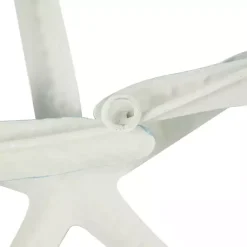 Kirklands Home Wall Plaques|Light Blue Metal Overlapping Starfish Wall Plaque