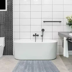 Kirklands Home Area Rugs|Light Moroccan Washable Accent Rug, 2x4 Blue