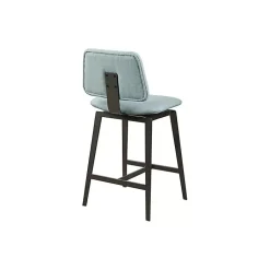 Kirklands Home Bar Stools & Counter Height Stools|Light Swivel Counter Stool Blue