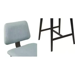 Kirklands Home Bar Stools & Counter Height Stools|Light Swivel Counter Stool Blue