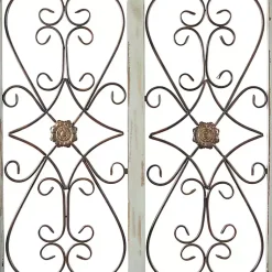 Kirklands Home Wall Plaques|Light Blue Wood Arched Window Wall Plaque