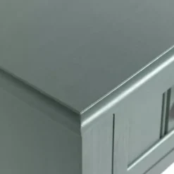 Kirklands Home Accent & End Tables|Light Wood Square Hampton Accent Table Blue