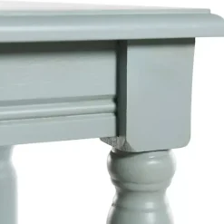 Kirklands Home Accent & End Tables|Light Wood Sybil Accent Table Blue