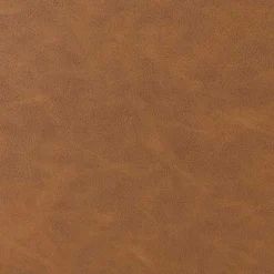 Kirklands Home Accent Chairs|Light Faux Leather Ambon Accent Chair Brown