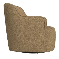 Kirklands Home Accent Chairs|Light Swivel Barrel Accent Chair Brown