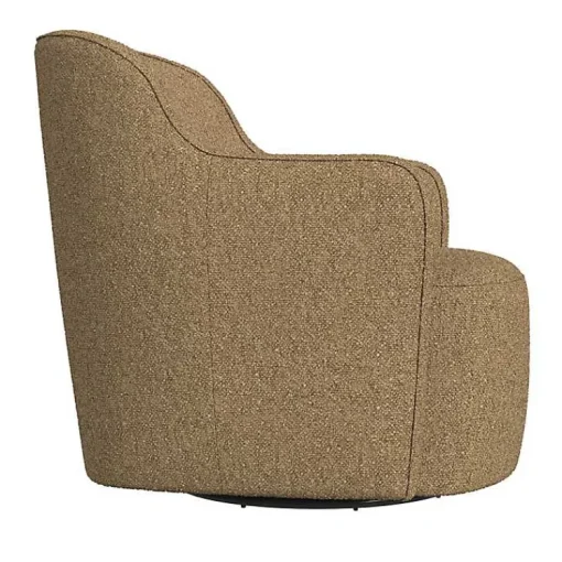 Kirklands Home Accent Chairs|Light Swivel Barrel Accent Chair Brown