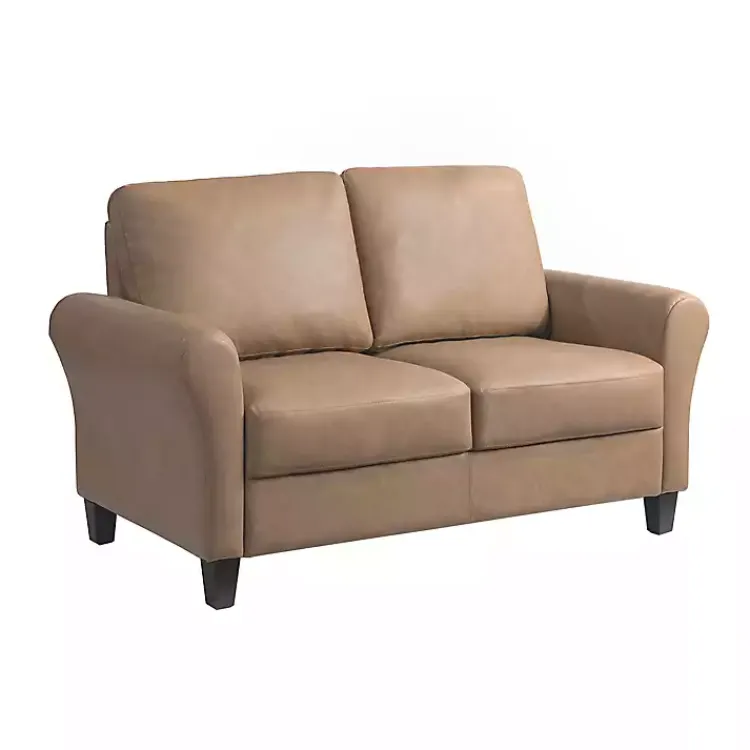 Kirklands Home Sofas & Loveseats|Light Walter Loveseat Brown