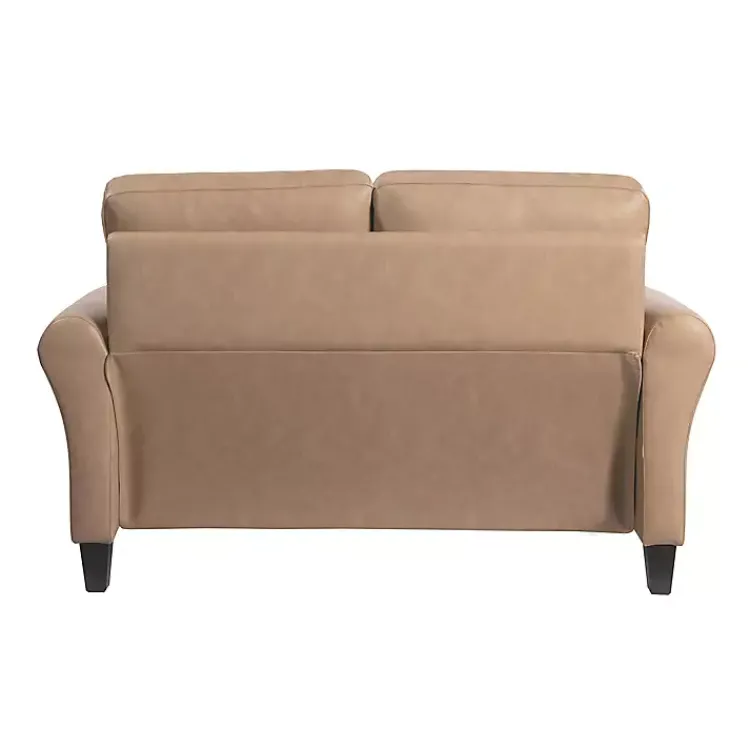 Kirklands Home Sofas & Loveseats|Light Walter Loveseat Brown