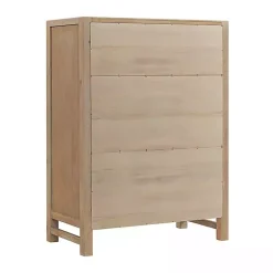 Kirklands Home Dressers & Chests|Light Driftwood 5-Drawer Storage Chest Tan