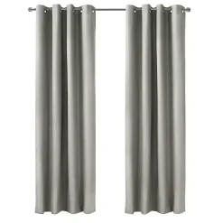 Kirklands Home Curtains & Drapes|Light Alpine Blackout Curtain Panel, 63 in. Gray
