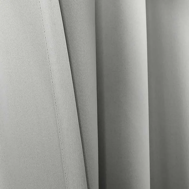 Kirklands Home Curtains & Drapes|Light Blackout Curtain Panel Set, 84 in. Gray