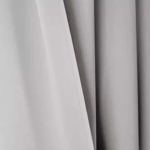 Kirklands Home Curtains & Drapes|Light Knotted Curtain Panel Set, 84 in. Gray