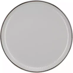 Kirklands Home Dinnerware|Light Leo Stoneware 16-pc. Dinnerware Set Gray