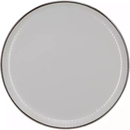 Kirklands Home Dinnerware|Light Leo Stoneware 16-pc. Dinnerware Set Gray