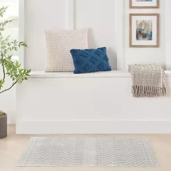 Kirklands Home Area Rugs|Light Moroccan Washable Accent Rug, 2x4 Gray