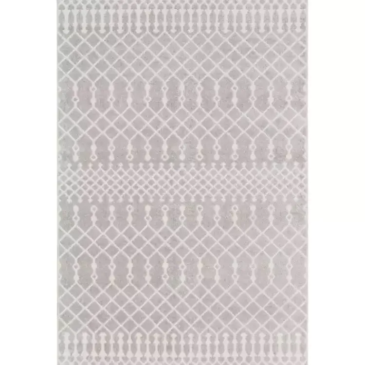 Kirklands Home Area Rugs|Light Moroccan Washable Area Rug, 4x6 Gray