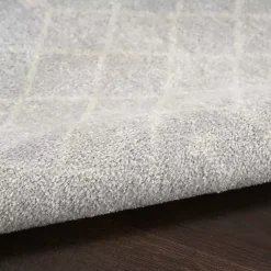 Kirklands Home Area Rugs|Light Moroccan Washable Area Rug, 5x7 Gray