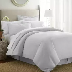 Kirklands Home Duvets|Light 3-pc. Ultra Soft Queen Duvet Cover Set Gray