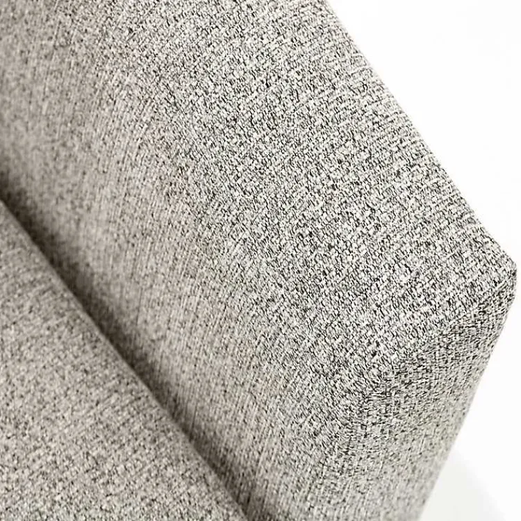 Kirklands Home Accent Chairs|Light Tufted Swivel Barrel Accent Chair Gray